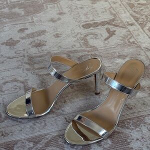 Giuseppe Zanotti Metallic Silver Heels